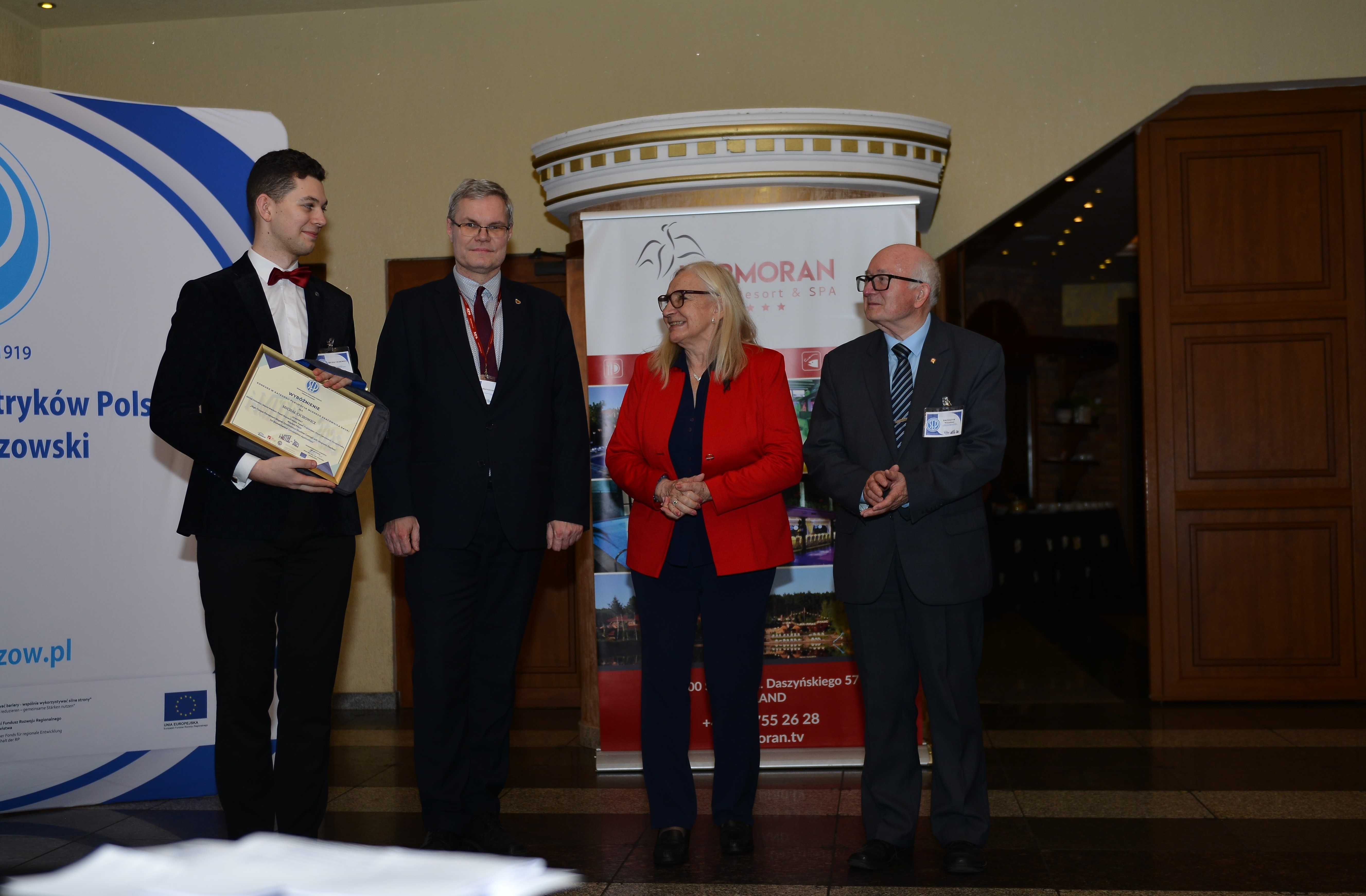 Nagroda dla Michała Cichowicza, doktorant w Szkole Doktorskiej w dyscyplinie AEEiTK