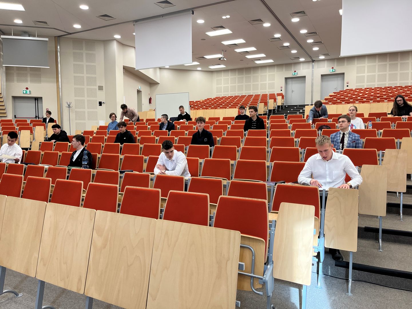 Uczestnicy Olimpiady podczas zawodów