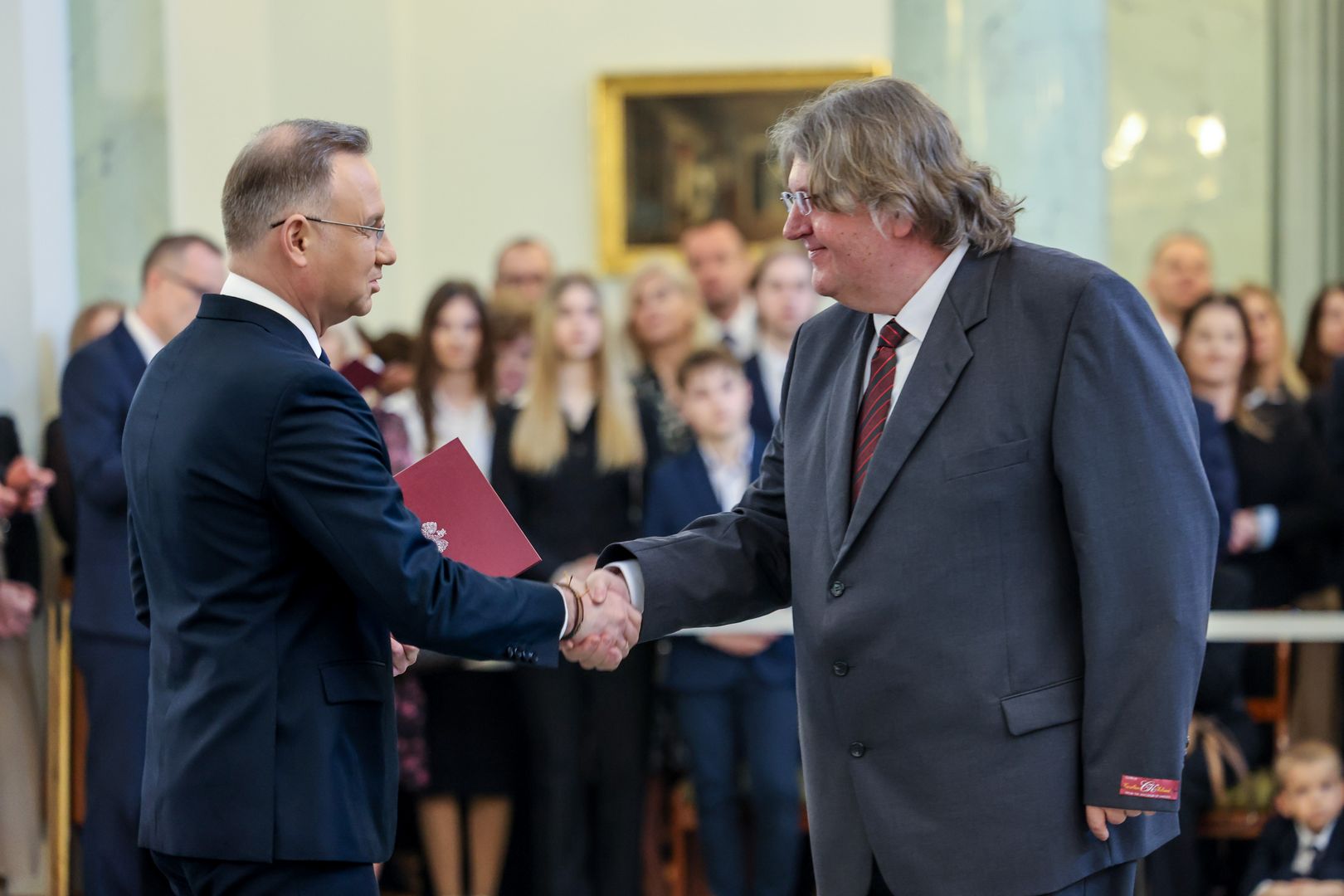 Wręczenie nominacji profesorskiej przez Prezydenta RP
