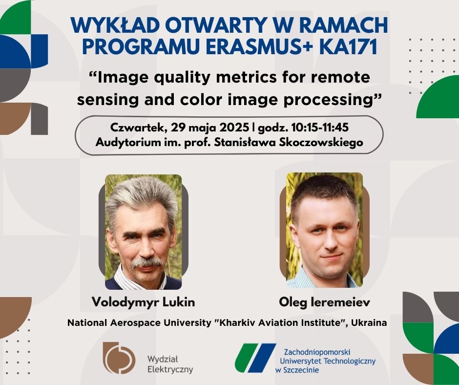 Obrazek przedstawiający szczegóły daty i miejsca spotkania wraz z portretami prowadzących